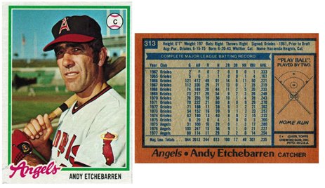 California Angels - Andy Etchebarren