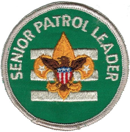 Senior Patrol Leader Patch (1972 - 1989)