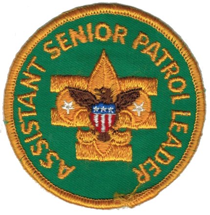 Assistant Senior Patrol Leader Patch (1972 - 1989)