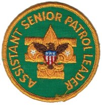 Assistant Senior Patrol Leader Patch (1972 - 1989)