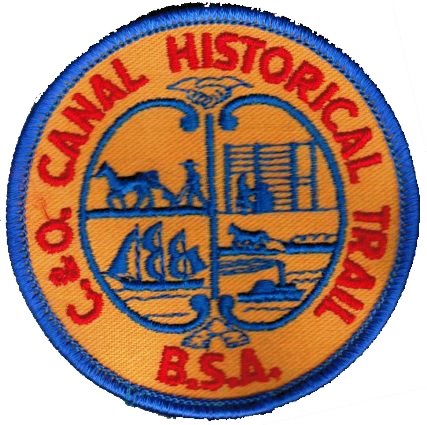 C&O Canal  Historical Trail Patch