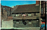 Postcard - Paul Revere House - Boston, MA