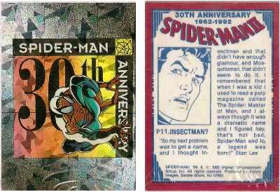 Spiderman Series 2 - 30th Anniversary - Prism Insert card