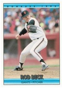 San Francisco Giants - Rod Beck - Rookie Card