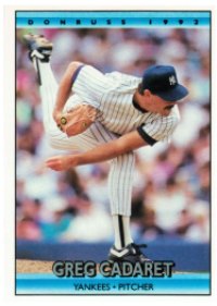 New York Yankees - Greg Cadaret (628)