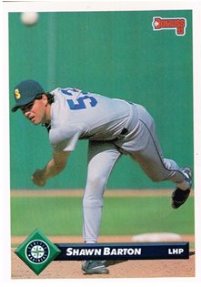 Seattle Mariners - Shawn Barton - Rookie Card