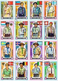 United Arab Emirates - Ajman Boy Scout Stamps #1