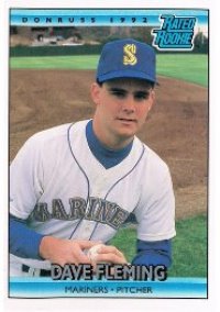 Seattle Mariners - Dave Fleming - Rookie Card