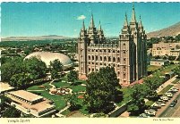 Postcard - Temple Square Salt Lake City, UT