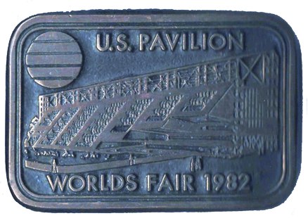 1982 Worlds Fair - Belt Buckle