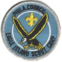 Philadelphia Council Eagle Island Camp (Cloth Backing)