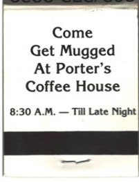 Matchbook - PORTER'S Coffee House Café