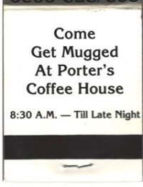 Matchbook - PORTER'S 	Coffee House Café