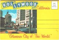 Postcard - Views of Hollywood - Hollywood, CA