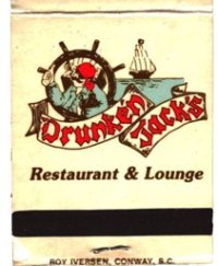 Matchbook - Drucken Jack's Restaurant