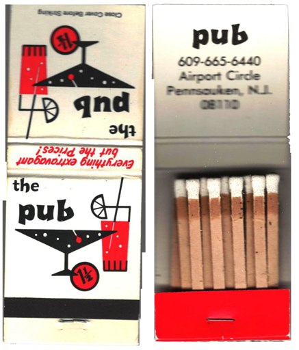 Matchbook - The PUB Restaurant