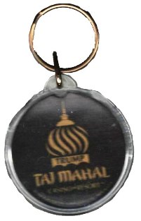 Trump Taj Mahal key chain