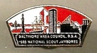 Hat Pin - Baltimore Area Council - 1993 National Jamboree Hat Pin