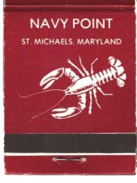 Matchbook - Crab Claw Restaurant - St Michaels, MD