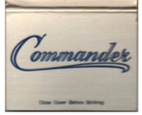 Matchbook  - Commander Hotel