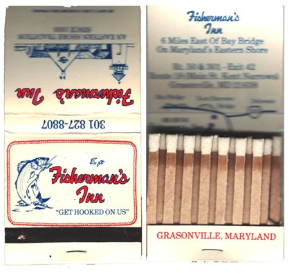 Matchbook - Fisherman's Inn Restaurant  (used)