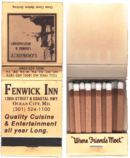 Matchbook - The Fenwick Inn