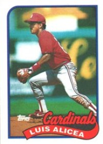 St Louis Cardinals - Luis Alicea - Rookie Card