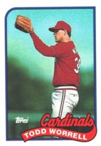 St Louis Cardinals - Todd Worrell - Error Card