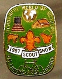 Hat Pin - Baltimore Area Council - 1987 Expo