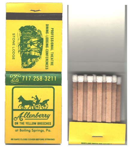 Matchbook - Stone Lodge  (new)