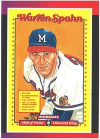 Atlanta Braves - Warren Spahn - Diamond King Puzzle - #4