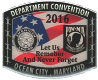 American Legion - Dept of Maryland - 2016 Convention Hat Pin