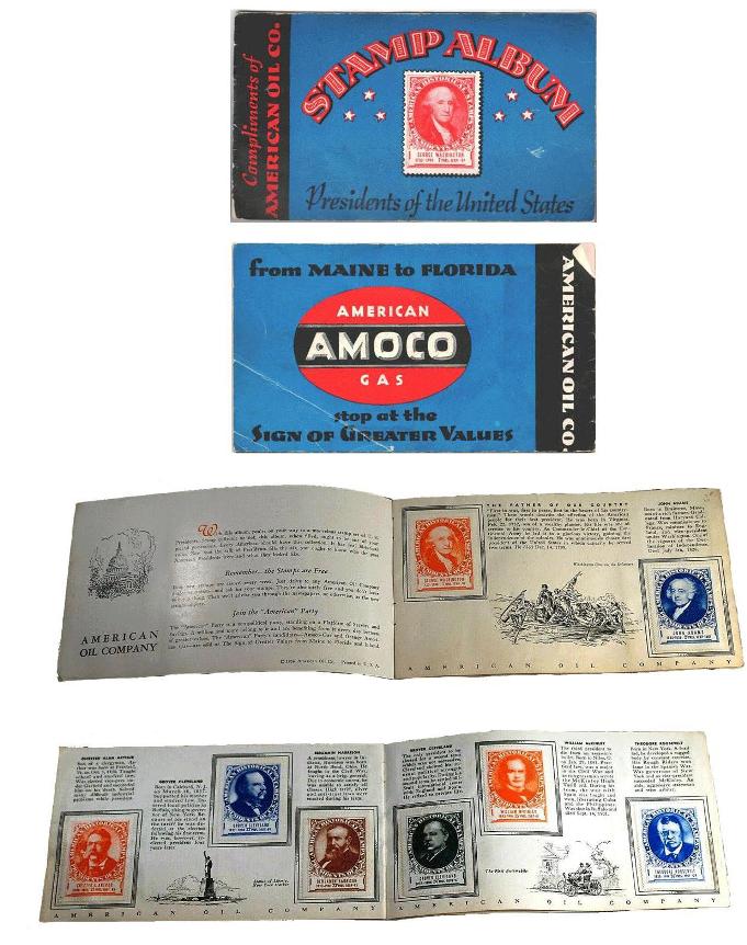 AMOCO Oil Co Stamp Album