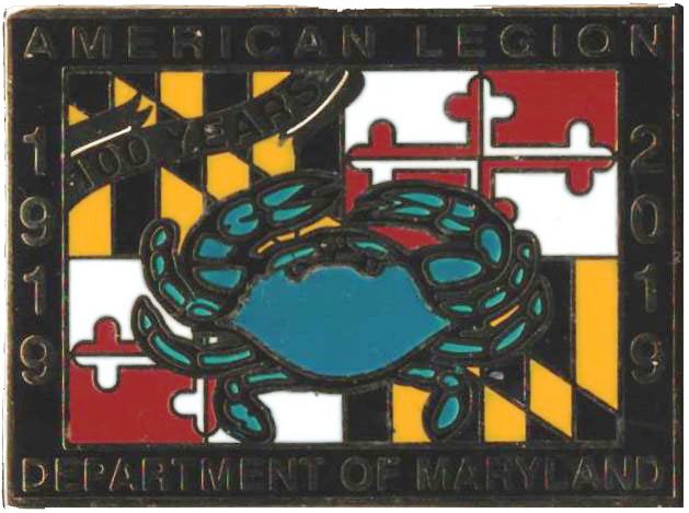 American Legion - Dept of Maryland - 2019 Department Hat Pin