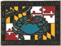 American Legion - Dept of Maryland - 2019 Department Hat Pin