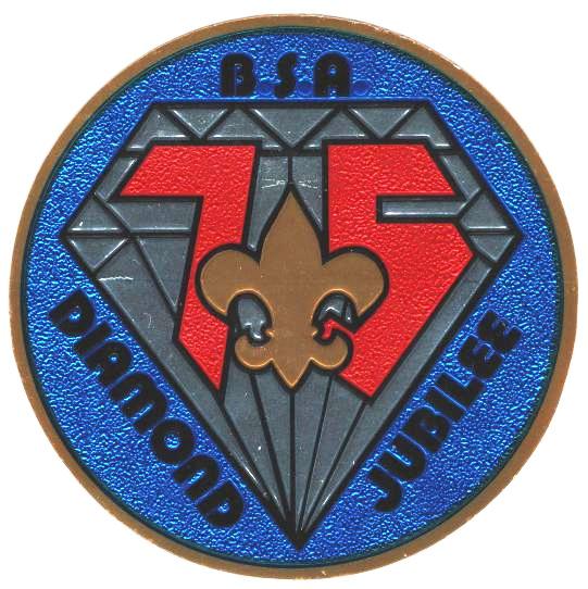 Diamond Jubilee 75th Anniversary Sticker