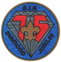 Diamond Jubilee 75th Anniversary Sticker