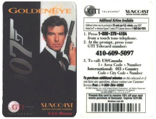 Goldeneye Phone Card - #2