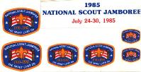 1985 National Jamboree - 7 Stickers