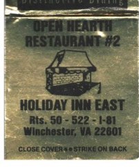 Matchbook - Open Heart Restaurant  (Used)
