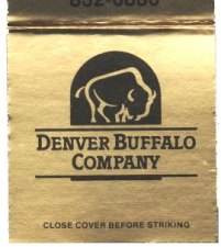 Matchbook - Denver Buffalo Company