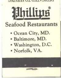 Matchbook - Phillip's Seafood Restaurant