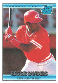 Cincinnati Reds - Reggie Sanders - Rated Rookie