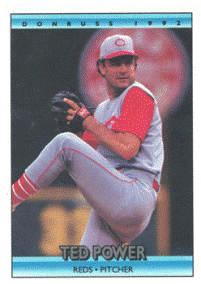 Cincinnati Reds - Ted Power - Error Card