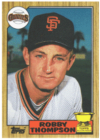 San Francisco Giants - Robby Thompson - Rookie Card