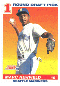 Seattle Mariners - Marc Newfield - Rookie Card (391)