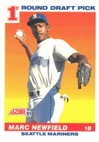 Seattle Mariners - Marc Newfield - Rookie Card - #1