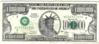 $1,000,000 Statue of Liberty Novelty