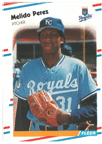 Kansas City Royals - Melido Perez - Rookie Card