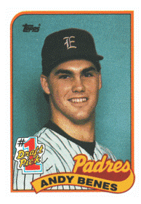 San Diego Padres - Andy Benes - Rookie Card